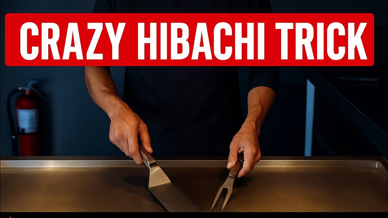 🔥 INSANE Hibachi Trick You’ve Never Seen 👀 | Spatula Skills | WRIST AND FINGERS MOVEMENT 