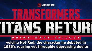 Transformers titans return trailer arrives with peter cullen as optimus prime!