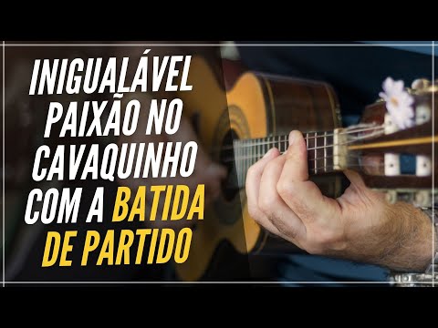 Como Tocar Inigualável Paixão no Cavaquinho com a Batida de Partido Alto - Professor Damiro