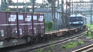 2010-08-18 [東海道貨物線] EF210-107 + コキ200形 + コキ100系, 高速貨5080