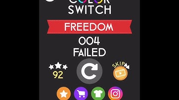 Color switch freedom level1 to 5