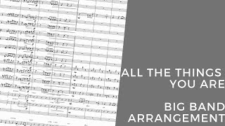 All The Things You Are (Big Band) | arr. by Ken Chow