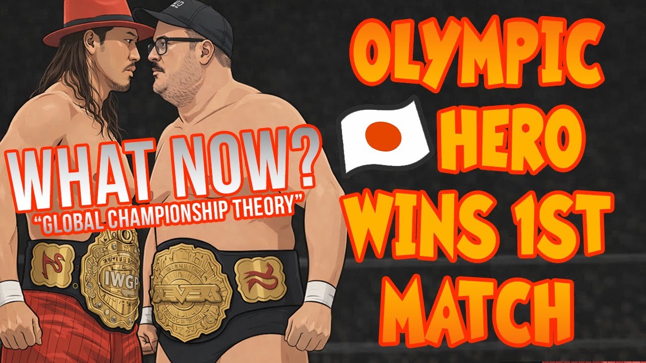 Дебют Аарона Вольфа в NJPW — олимпийский герой триумфально побеждает зло!!… в прямом смысле слова!