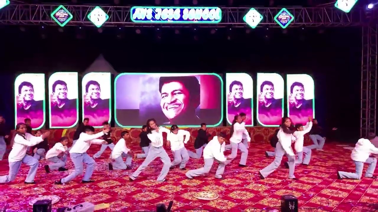 AVS UDAYOTSAVA 2025-26 | AVS ACADEMY | APPU (PUNITH RAJKUMAR) DANCE