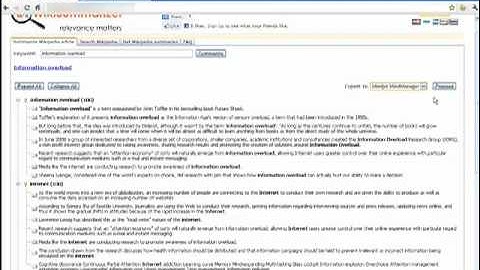 WikiSummarizer - instant Wikipedia summaries  and mind mapping