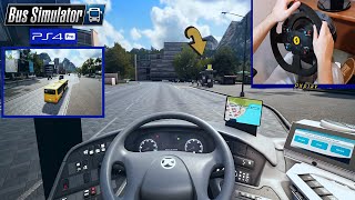 From Racing Driver to BUS Driver - Bus Simulator PS4 PRO (w/steering wheel) Thrustmaster T300