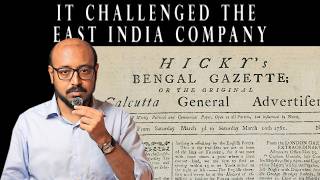 India's First Newspaper vs East India Company | Indian History