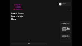 Advanced Loading System Roblox Studio Giveaway