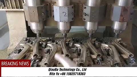 CNC multi-spindle faucet grinding machine brass faucet making CNC machine स्वचालित नल बनाने की मशीन