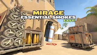 ESSENTIAL MIRAGE SMOKES! (CS2)