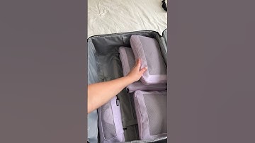 These compression packing cubes free up extra space in your #luggage ! #packing #travel #suitcase
