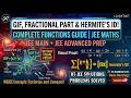 GIF, Fractional Part, Hermite’s Identity &amp; Rational Graphs | Functions | JEE Maths