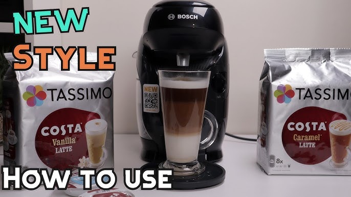 Los 3 pasos para disfrutar de tu cafetera Tassimo Happy de Bosch 