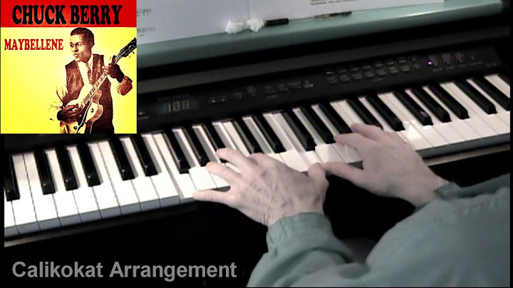 Maybellene Piano version - Piano performance video thumbnail
