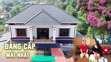 Siêu phẩm nhà vườn mái Nhật 2 tầng hiện đại gia chủ cực kì ưng ý