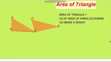 Area of triangle by activity method II By GeoGebra animation || Mathematics activity