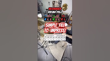 DRUM like a PRO: Beginner DRUM FILL Lesson🥁