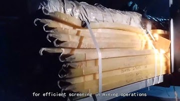 Customized polyurethane screen mesh for mining and quarry