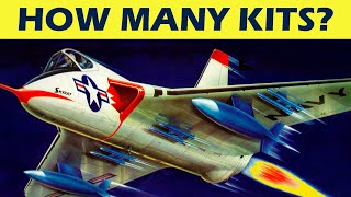 MODEL BOX ART: Different Plastic Kits of the Same Airplanes in the 1950s!