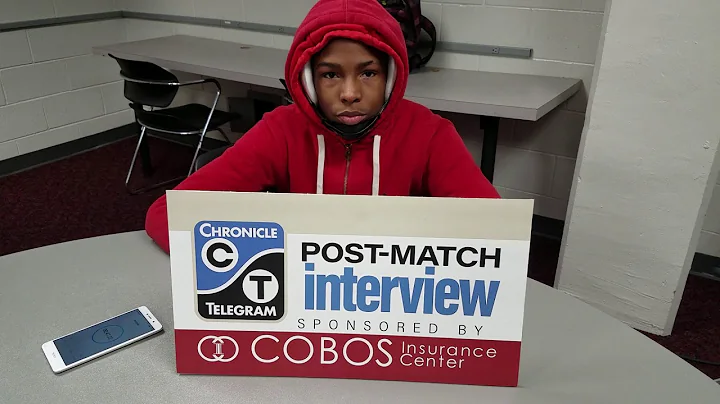 Elyria's Bryce Allison talks after earning a podiu...
