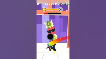 Ninja Slice Runner 3D Game | Level 167 | Sword Play! Ninja Slice Runner 3D Game YouTube Short