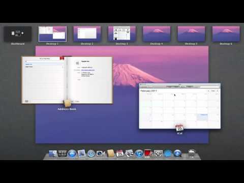 Mac OS X Lion: Mission Control & Spaces