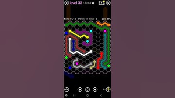 How To Solve Flow Free Hexes Premium 13x13 Mania Level 33 Board Walk Through Solution Walkthrough