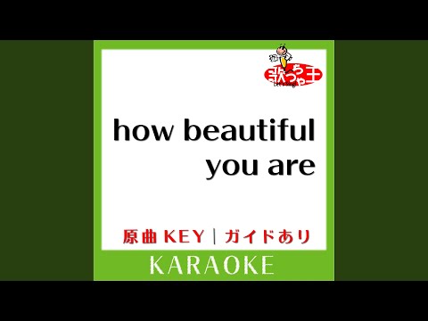how beautiful you are (カラオケ) (原曲歌手:浜崎あゆみ)