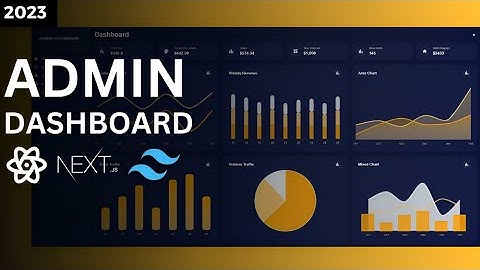 Build a React Admin Dashboard App | Next.js 13, Tailwind CSS, Material UI, Kanban & Dark Mode