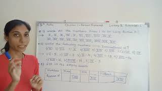 5th math|chapter-1Roman numerals|lecture-2|problem set -1|Maharashtra board|