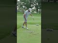 Ball striking clinic at the U.S. Senior Open 👌 What club are you pulling from 156?