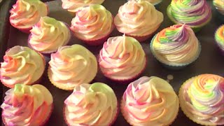 Making Rainbow Sherbet Mini Soap Cuppycakes