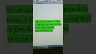 SQL interview questions #Dev vs Prod #SQL hack to Crack interview #SQL and PLSQL DEVELOPER interview