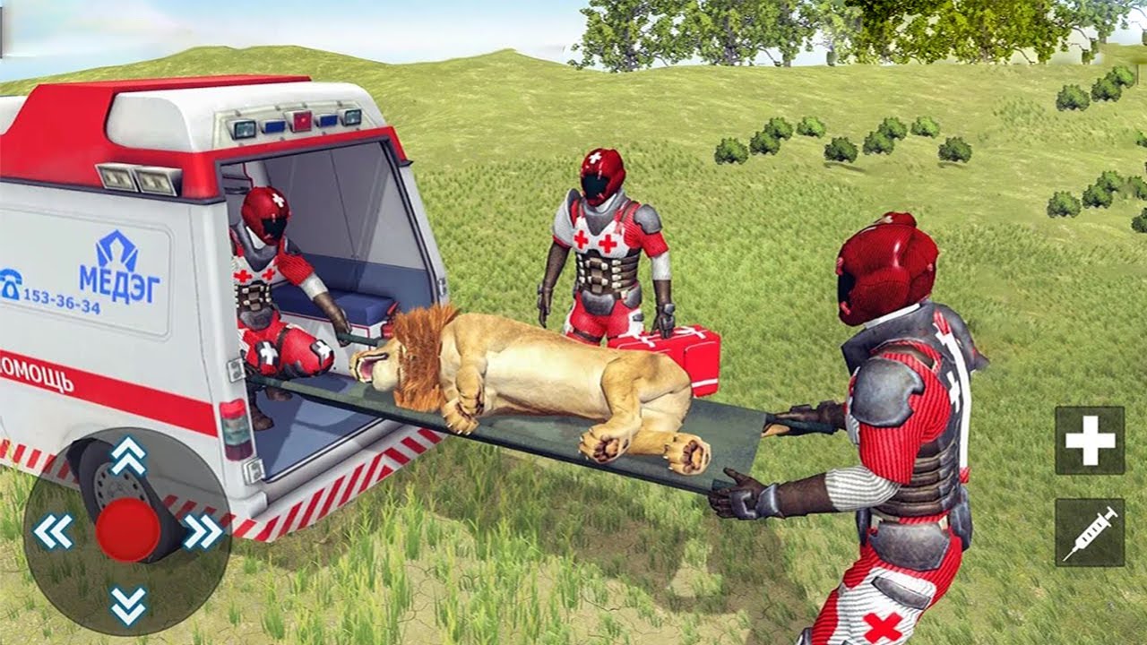 Hero Doctor Robot Animal Rescue Simulator #2 - Ambulance Driving Games - Android Gameplay