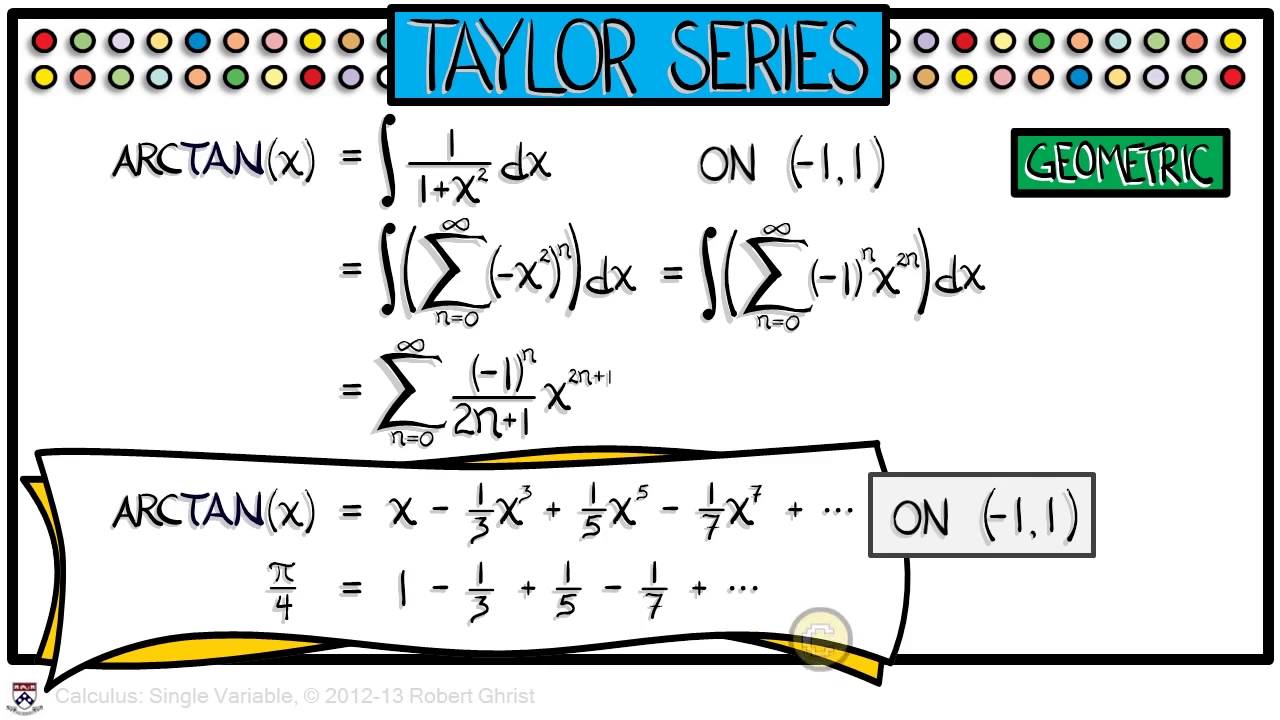 Calculus Chapter 5 Lecture 55 Taylor Series Redux - YouTube