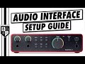 Stepbystep tutorial setting up your first audio interface for home recording