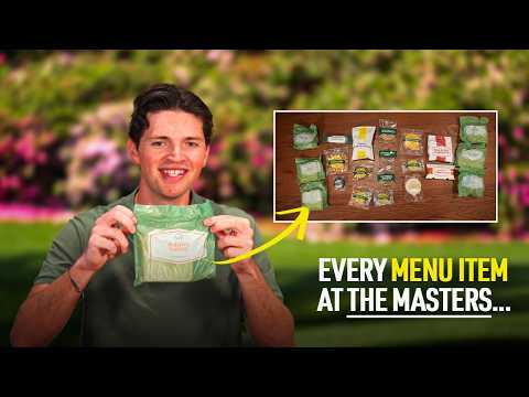 Ranking every single food item at the Masters