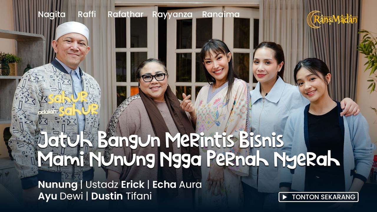 MAMI NUNUNG CERITA ARTINYA PERJUANGAN HIDUP, NAGITA SALUT