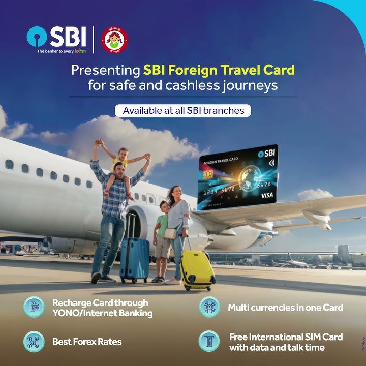 Make your international travel smooth and hassle-free with the SBI Foreign Travel Card