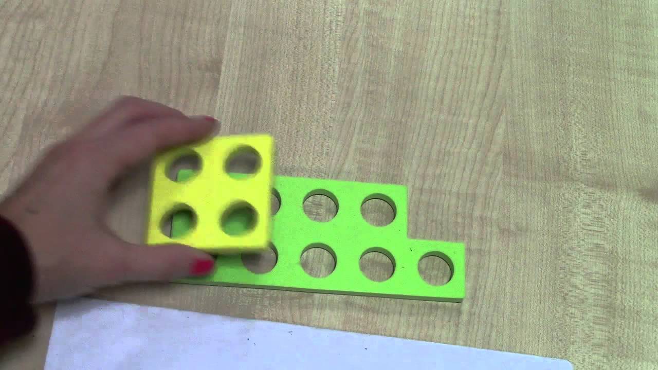 Subtracting by comparing using numicon - YouTube