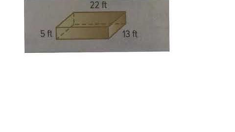 Volume of rectangular and triangular prisms