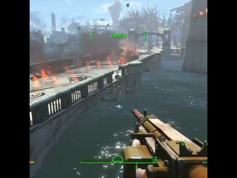 Fallout 4 - Crossing Tucker Memorial Bridge #shorts #fallout4