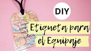 DIY Etiqueta para la maleta de viaje | Con un Trozo de Papel