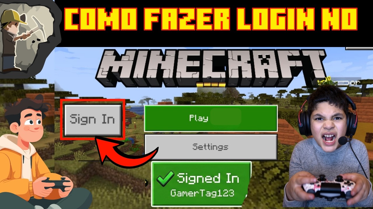 🎮📱 Como Fazer Login no Minecraft Android ou iOS GRÁTIS | Passo a Passo ...