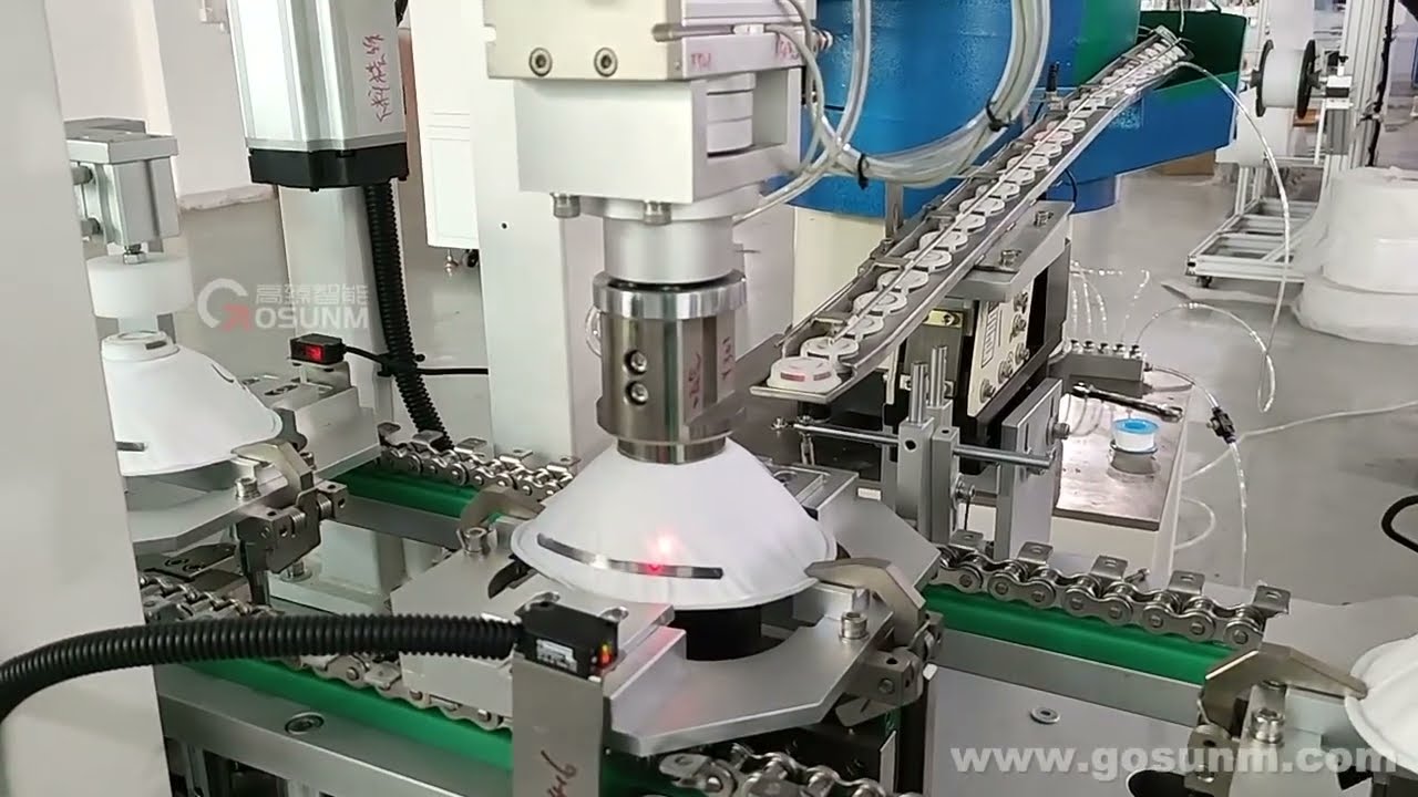 Full Automatic KN95 Surgical Cup Type Face Mask Making Machine