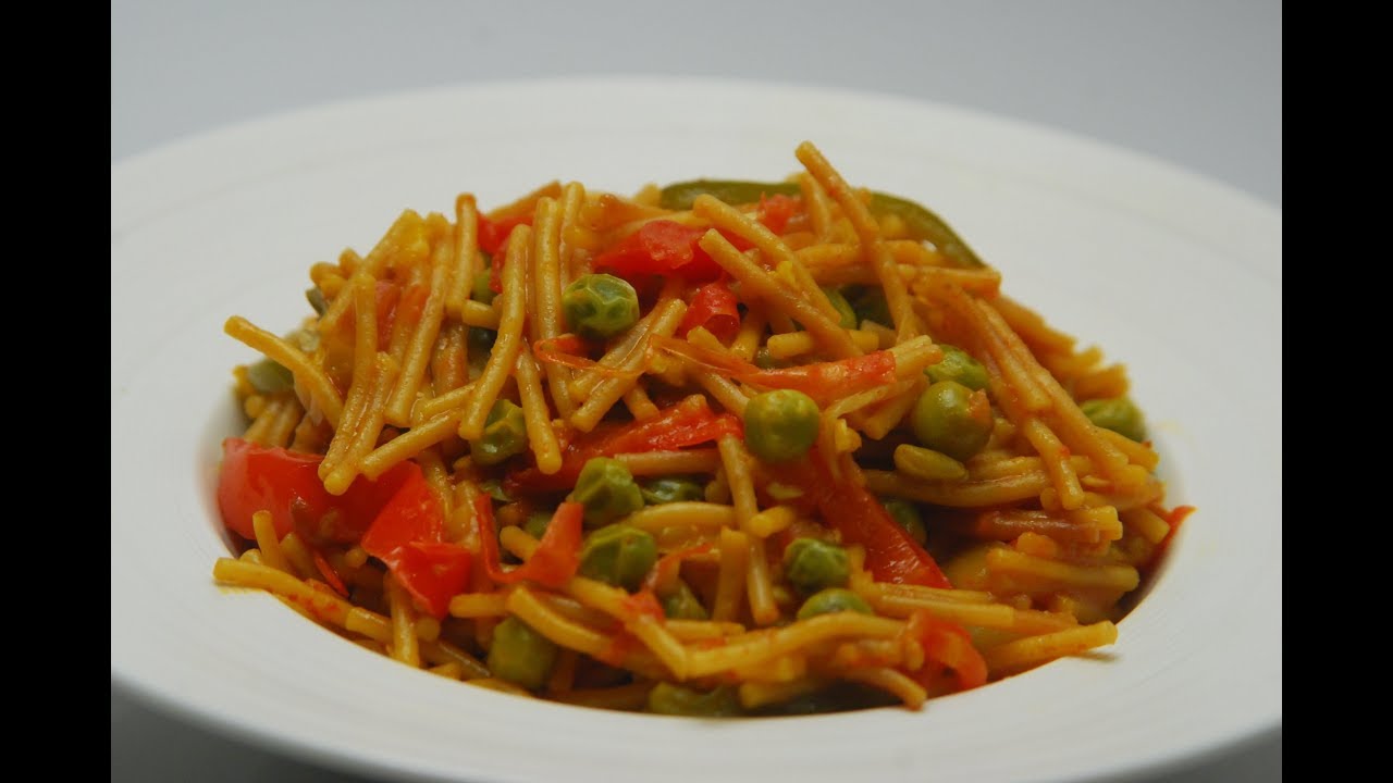 Spaghetti Vegetable Paella
