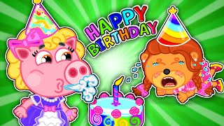 Aslan Yavrusu Doğum Günü Partisini Mahvetmeyin Çocuklar Için Çizgi Film