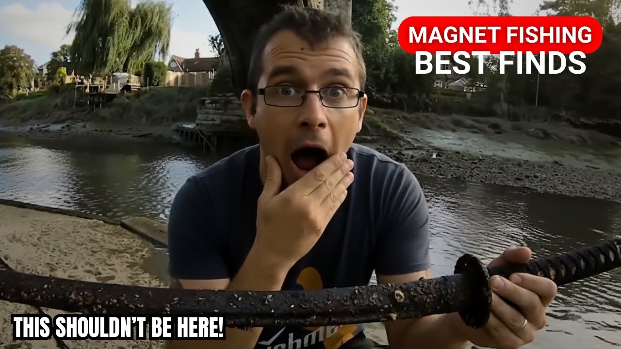Magnet Fishing Gone WRONG - Found Illegal Items (Top 6)