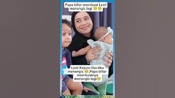 Lesti Kejora menangis karena papa billar #leslar #lestibillar #lestikejora