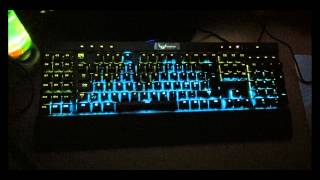 Corsair k95 Audio Spectrograph (4K)